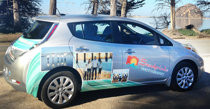 Sandprints Photography Vehicle Wrap